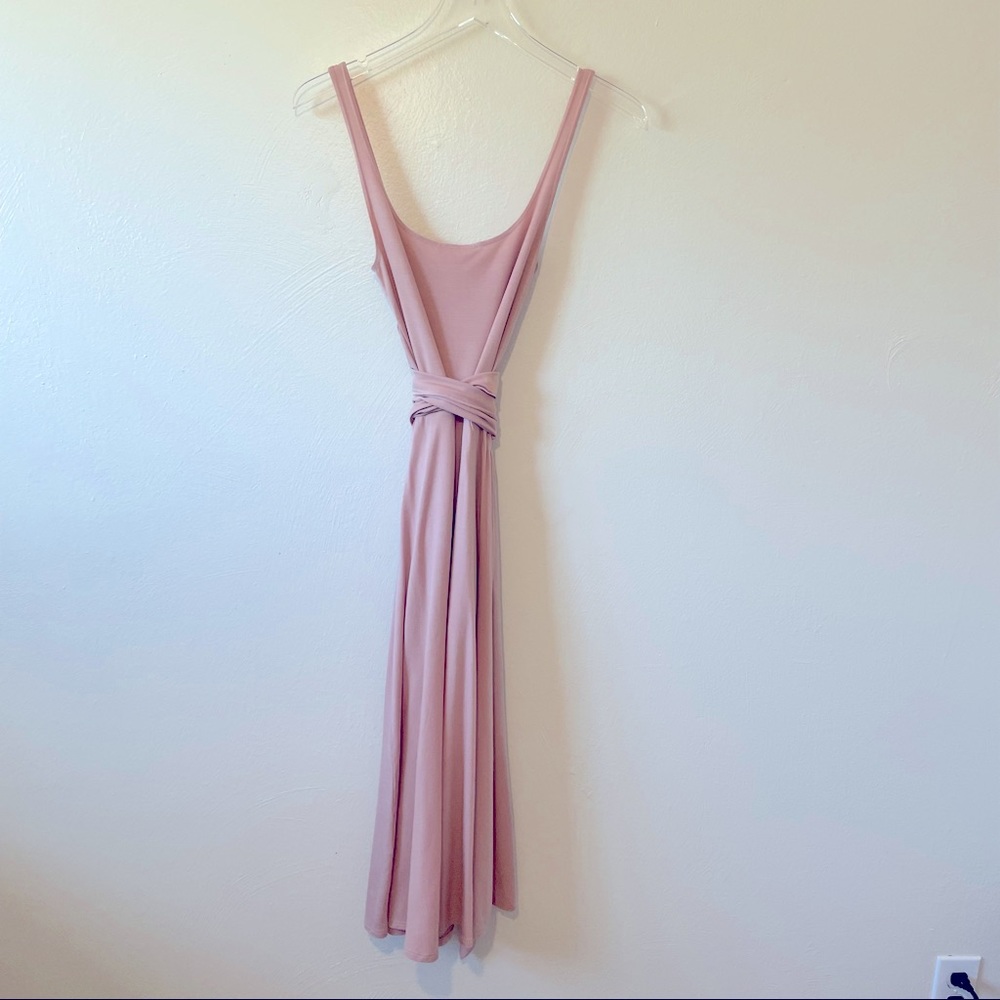 Refromation Jeans Blush Pink August Dress Small